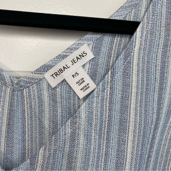 TRIBAL flowy button up cami - Picture 2 of 9